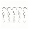 Swivel Hooks Clips Heavy Duty Durable 1/5 Pcs for Hanging Wind Spinners Crystal Twisters Patio Porch Decoration