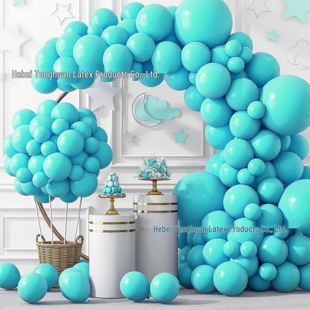 Conjunto de Balões Macarons Matte e Metálicos para Decorações de Festa de Aniversário Multicena