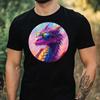T-Shirt Herren Drache mit Sonnenbrille Motiv Baumwolle Größe XS bis 5XL