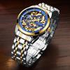 Tiannbu Tianbo Automatic Mechanical Men'S Watch Luminous Waterproof Steel Belt Butterfly Buckle Tourbillon Watch Men