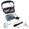 ST TS Smelt Fishing 4-Piece Set: Bucket, Fish Grip, Rod Holder, and Ice Scoop