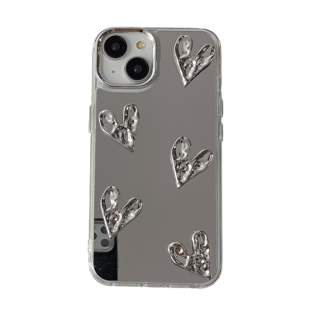 Mirror Couple Mobile Phone Case 14 Apple 16 Women's Premium Violence Bear iPhone13 Love Bracelet Case
