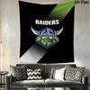 Canberra Raiders Wall Tapestry Aesthetic Wall Hanging Printed Fabric Blanket Decorative Tapestries for Bedroom Living Room Home Decor