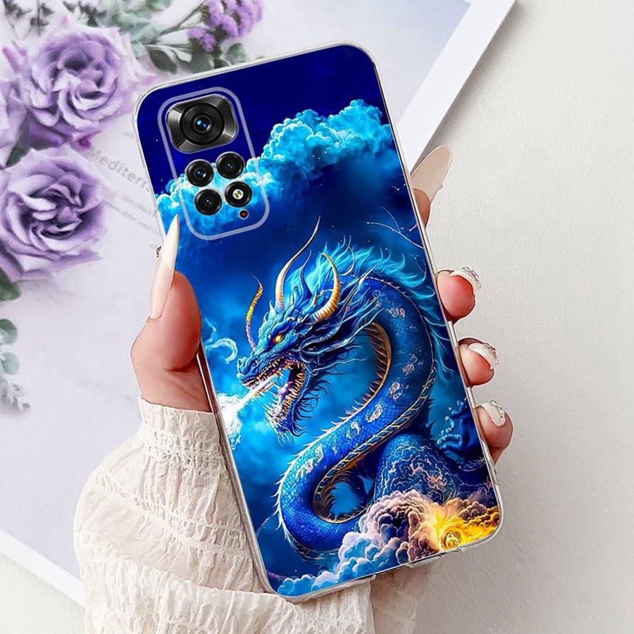 For Xiaomi Redmi Note 11 Pro 11S 4G Phone Case Luxury Painted TPU Cover for Redmi Note11 4G Global Soft Silicone Fundas Capa