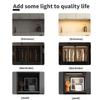 20/40cm LED Motion Sensor Cabinet Light Ultra Thin Rechargeable Night Sensor Lamp 3 Color Adjustable Induction Detector Lamp