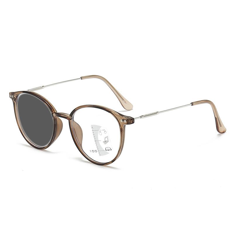 Progressive Multifocus Reading Glasses High Definition Photochromic Presbyopia Eyewear Anti-Blue Light Far Sight Glasses