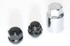 MUGEN Wheel Nut & Lock Set (Tapered Type) Short (Black) for 4-Lug Vehicles 08181-XXB K1S0-BL