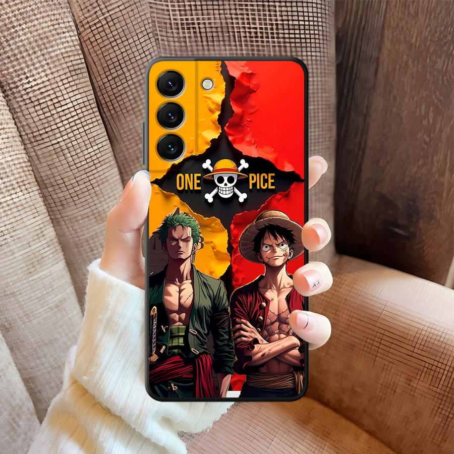 Phone Cover Case for Samsung Galaxy A73 A51 A52 A36 A32 A26 A72 A25 A71 A53 A35 A22 A23 A55 A41 A24 One Piece Fashion Luffy Zoro