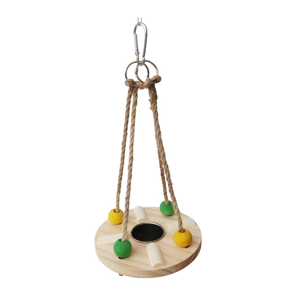 Bird Chewing Swing Toy Exercise Pet Supplies Claws Wooden Standing Toys, Parrot Toys for