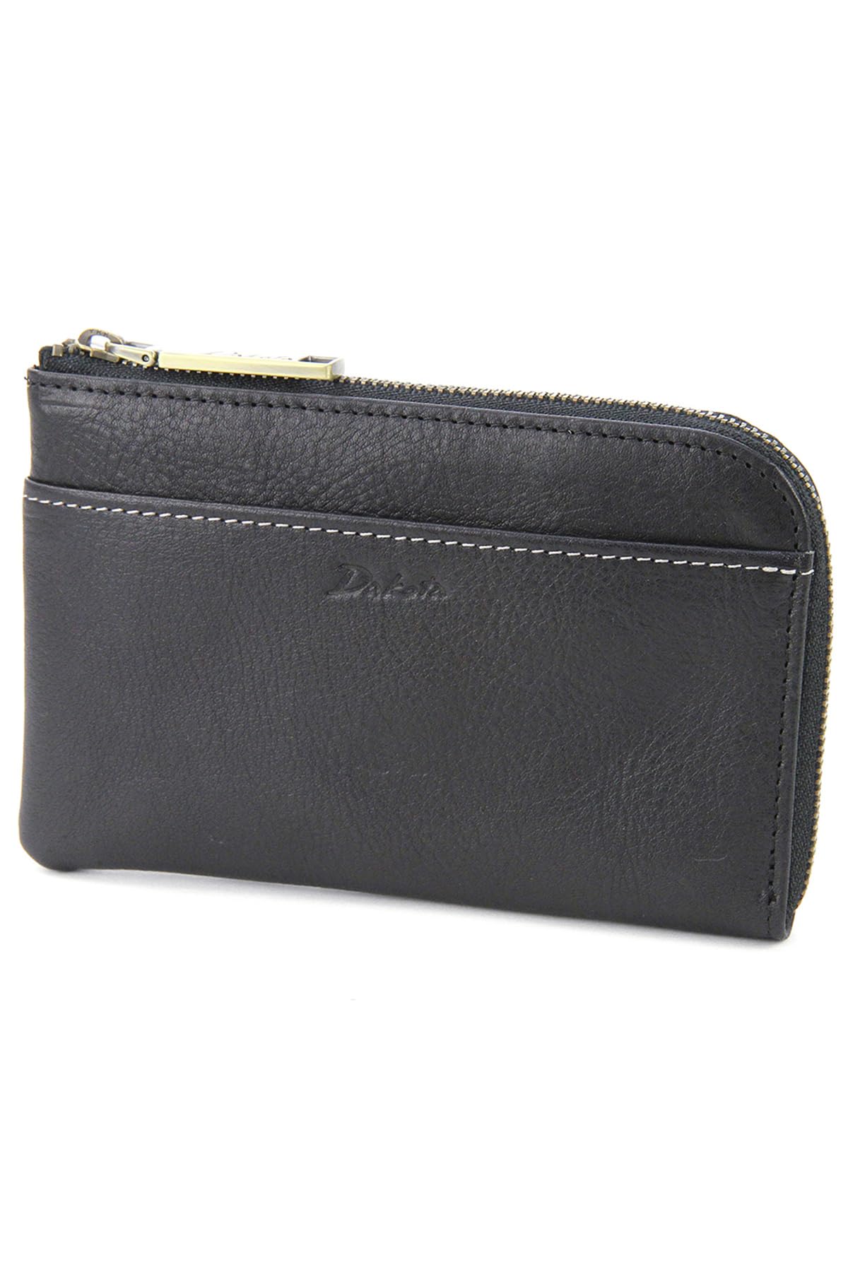 

Wallet Zipper Genuine Leather Black Free Size [Dakota] L-shaped Women s DA-35880-10 чорний