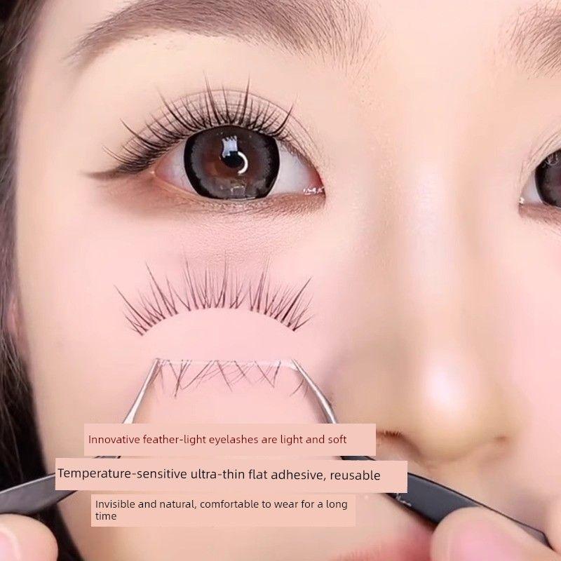 Li Jiaqi Recommends the New Glue-Free Self-Adhesive False Eyelashes, Natural and Realistic Baby Straight Sunflower Style, Reusable