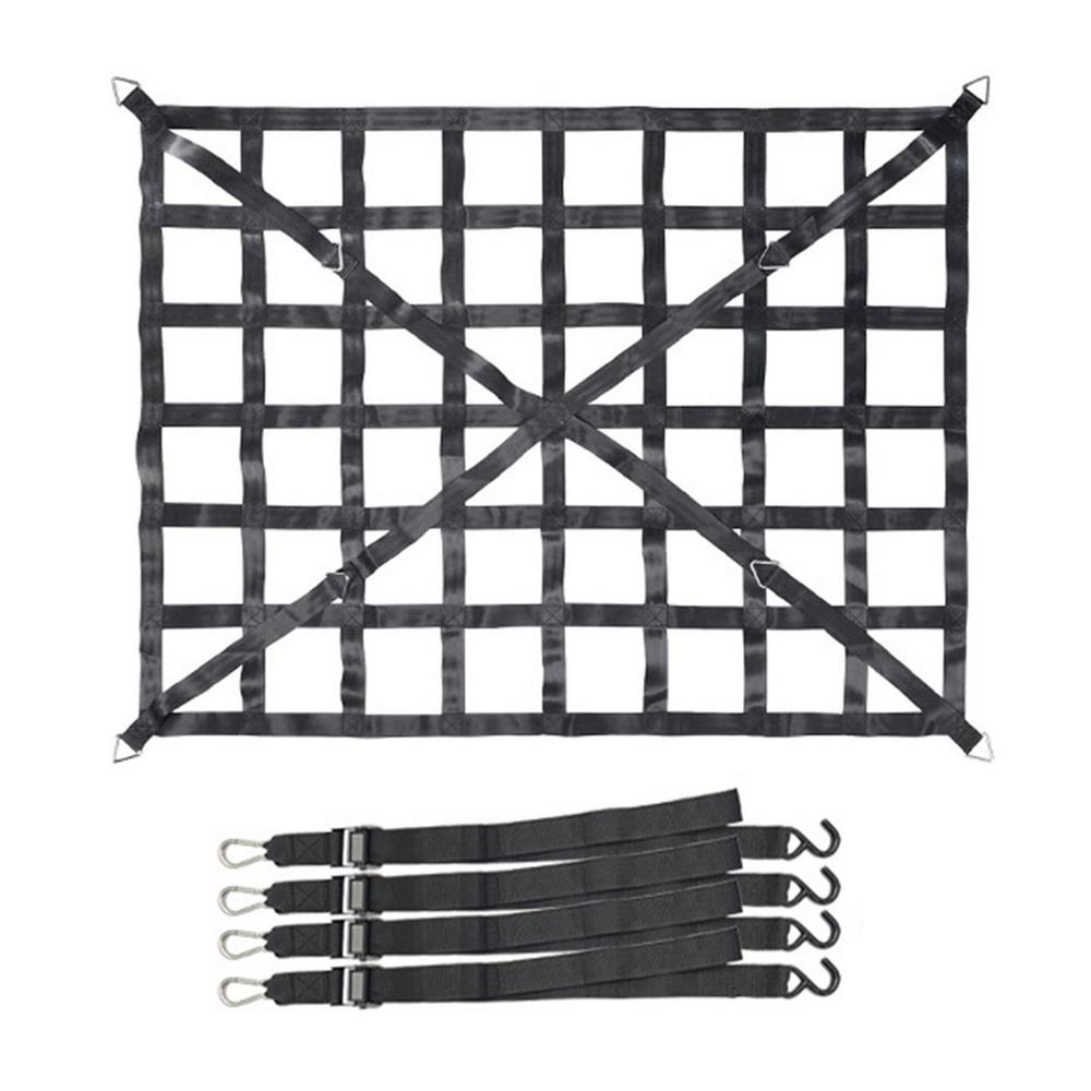 Truck Bed Cargo Net 4 X 4 Cargo Net For Pickup Truck Bed Truck Bed Cargo Stretches To 12 X 18Rugged Truck Bed Cargo Net Heavy