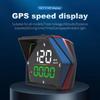 Car Digital Speedometer Head-Up Display GPS HUD With For Smart Alarm Function With A 360-degree Adjustable Suction Cup Holder