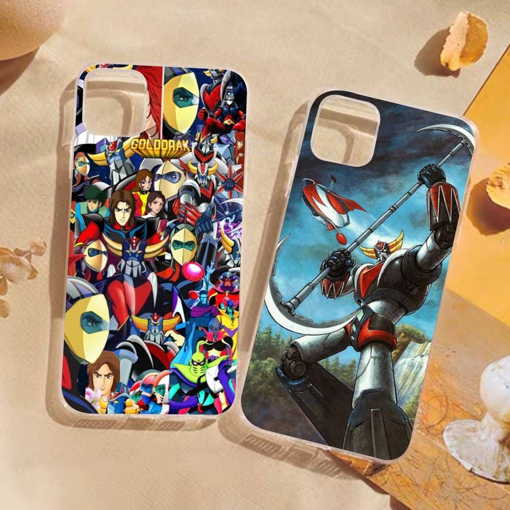 UFO R-Robot G-Goldorak For IPhone 17 16 15 14 13 12 11 Pro Max Plus Phone Case High End Silicone