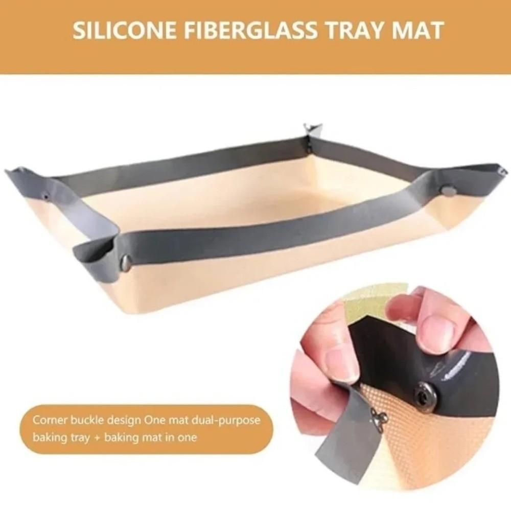 Reusable Snap Together Baking Mat Macaroon Puff Baking Mat Kitchen Bakeware Accessories