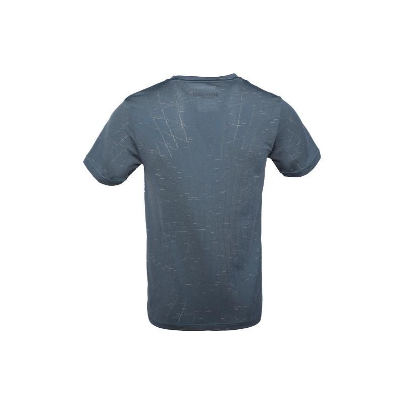 Li Ning Plain Logo Micro Badge Sports Training Breathable Round Neck Short Sleeve T-Shirt Men Tops Blue ATSR259-5