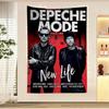 Cantante Star Depeche Mode Arazzo Colorato da Appendere alla Parete Arazzi da Parete Bohemien Lenzuola con Mandala da Appendere alla Parete