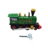 Tinplate Steam Train with Winding Key Retro Handmade Tin Collectible