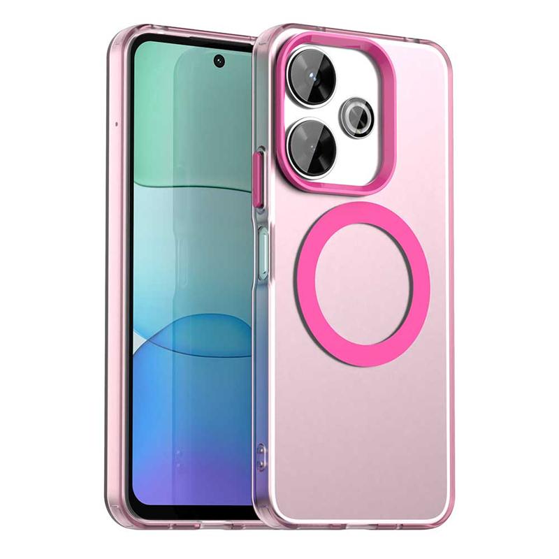 Transparent Case For Xiaomi Redmi 13 Case Redmi 13 Magnetic Adsorption Wireless Charge Back Cover For Redmi 13 Case 6.79 Inch