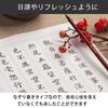 Pure Seek Sutra copying Water Water Calligraphy Calligraphy Water Can be written with just Japanese writing Elementary school Sutra copying paper set,