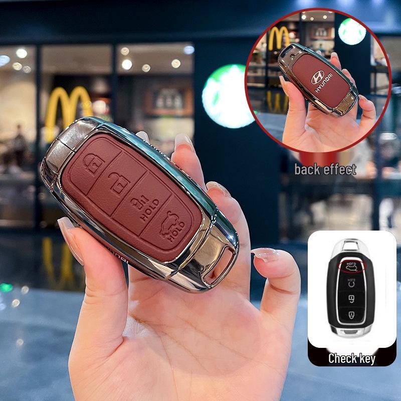 Kompatible Schlüsselhülle für Hyundai Modelle: Elantra, ix35, Coupe, Tucson, Mingtu, ix25 und Kona