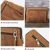 Genuine Leather Laptop Sleeve For MacBook Pro 14 Large Inner Pocket Shockproof