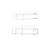 Official Umbra Shower Rack Shampoo Rack Set of CUBIKO 21018615660 Shelf, White, 2,