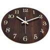 Wood Wood Wall Clock Quartz Movement Wall Hanging Clock Retro Style Rustic Wall Clock  for Office