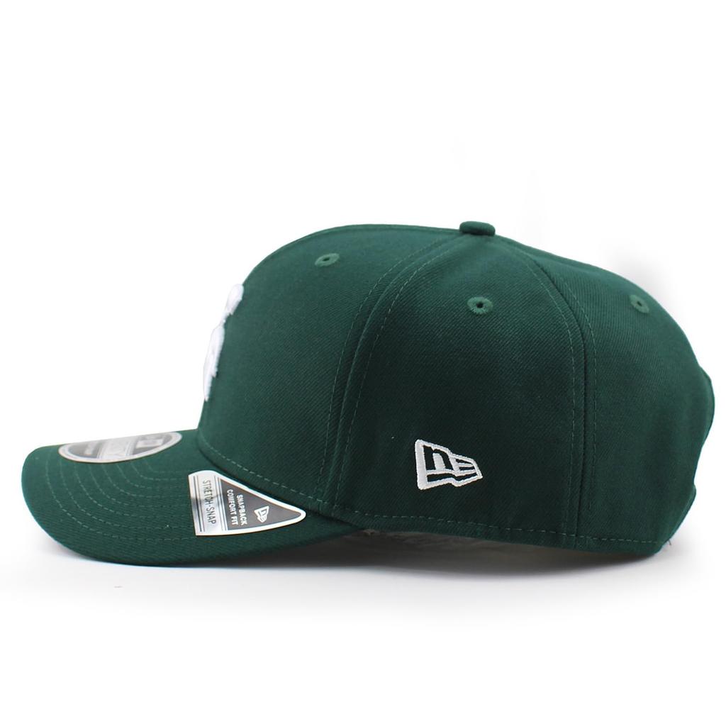 New Era 9SEVENTY Stretch Snapback Michigan State Spartans NCAA Stretch Snapback Dark Used Cap, Cap, Green,