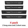 BTY4  Carbon Fiber Door Sill Rear Trunk Film Anti Scratch Sticker For Mercedes Benz W203 W204 W205 W206 W212 W213 Protective Accessori