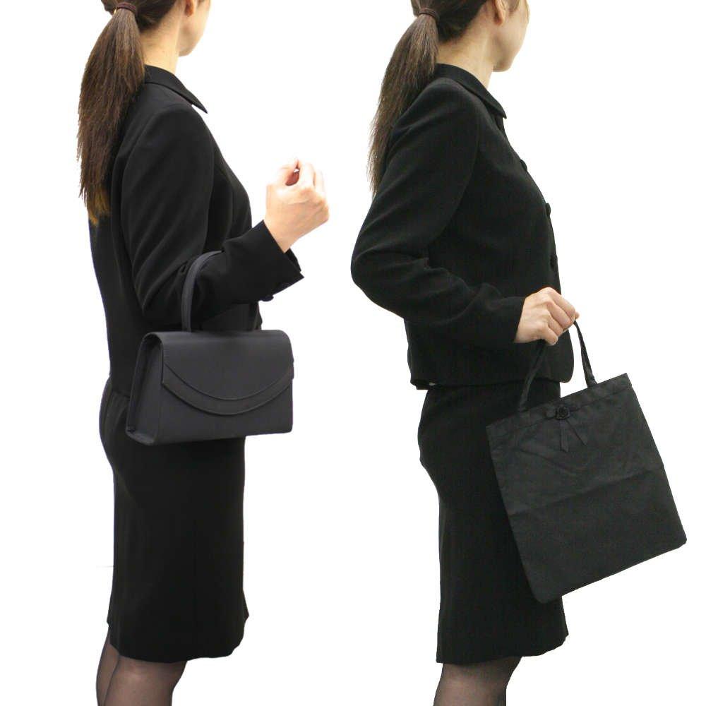 Fête Formal Bag with Fukusa (Cloth) 3-Piece Set 8183 Black