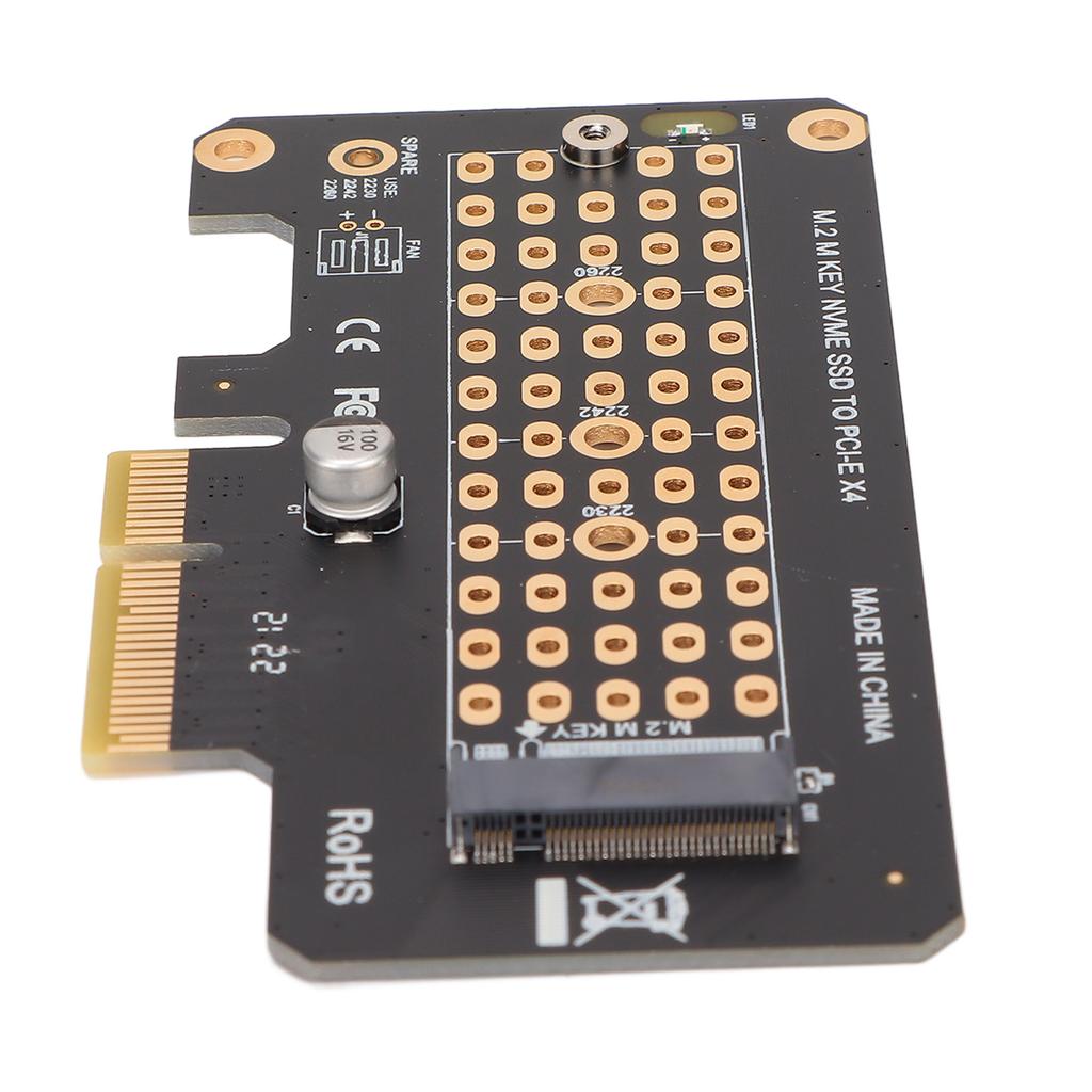 M.2 to PCIE3.0 Riser Card PH41X4A Full Height Bezel NVME M.2 to PCIE3.0 Adapter Card for Windows for OS for Linux