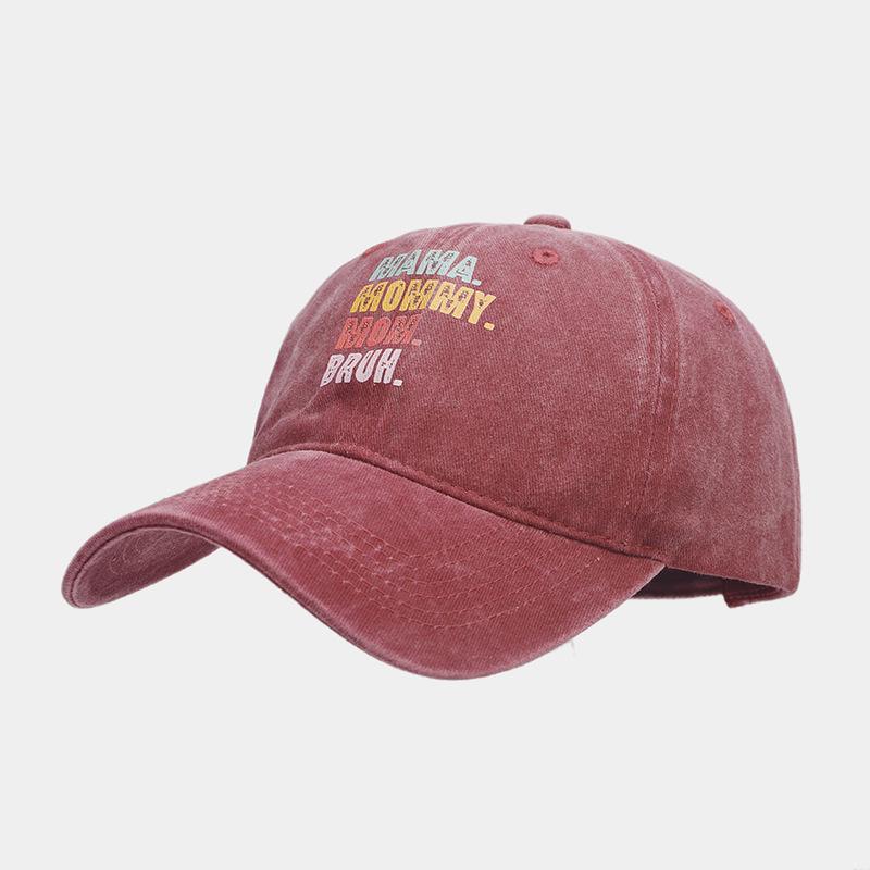 European and American new personalized letter hot stamping baseball cap men's hat women's trendy fashion versatile cap outdoor sun hat