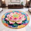 Chinese Lotus Carpet Home Mat Temple Kneeling Worship Lotus Living Room Meditation Mat Living Room