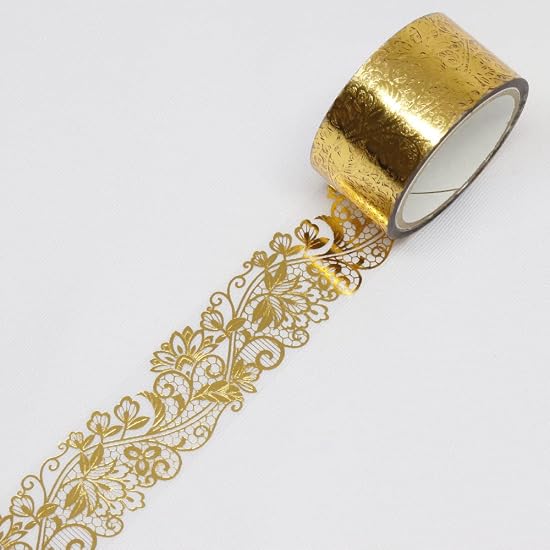 Made In Japan GR-4075 Kamiiiso Fleurette (Gold Foil) 20mm X 3m