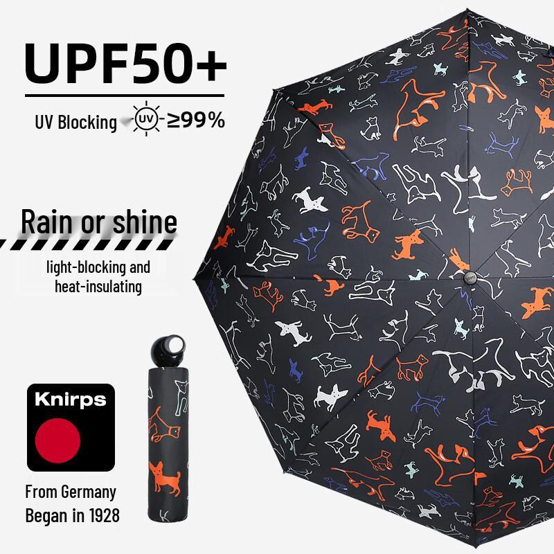 Knirps Three-Fold UV Protection Sun Umbrella