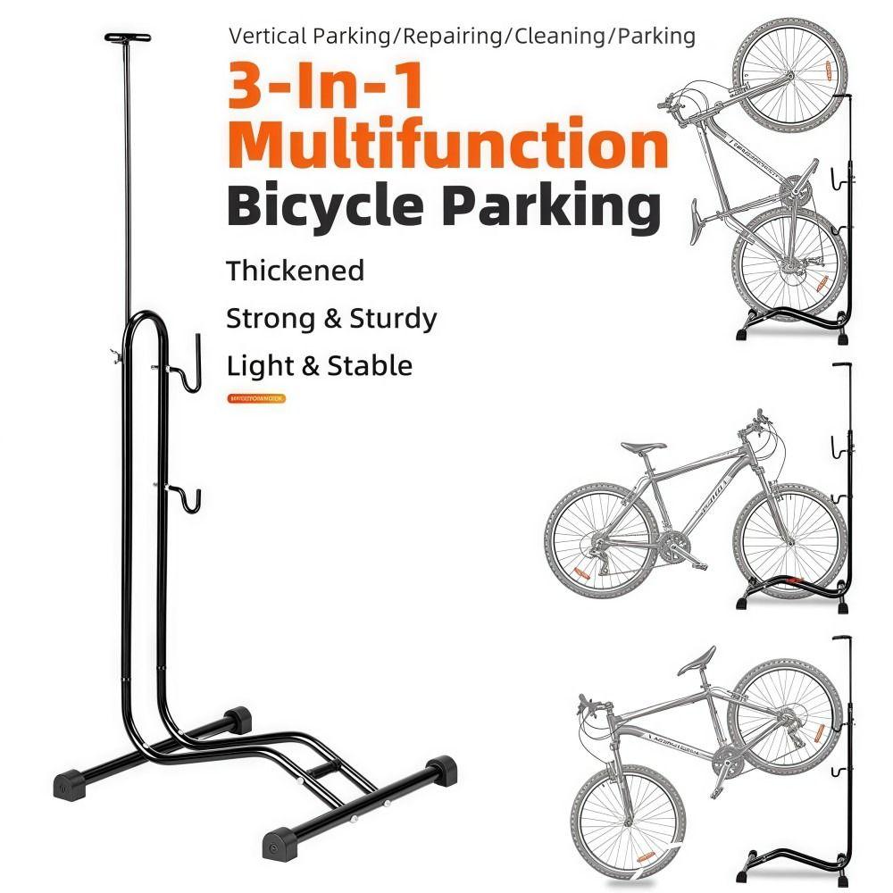 Multifunctional Bicycle Parking Rack 3 in 1 MTB Repair Stand  For Parking or Repair