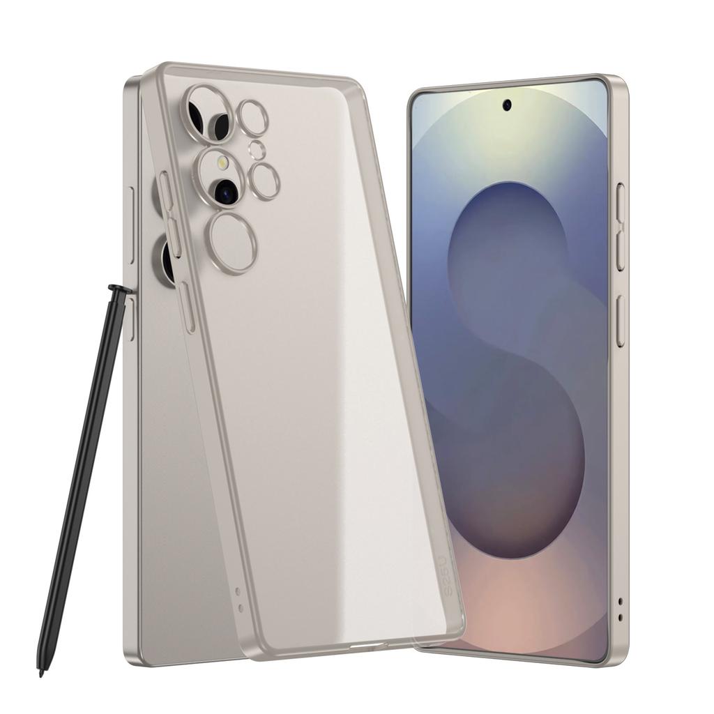 Geeignet für Samsung S25ultra Handyhülle Einfache Handyhülle Hautgefühl Vollständig einschließend Sturzsicher Kabelloses Laden Fortgeschrittenes Gefühl