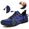 8220 Men's Women's Outdoor Hiking Off Road Walking Shoes Fly Weaving Breathable Mesh Mountaineering Sports Large Size
