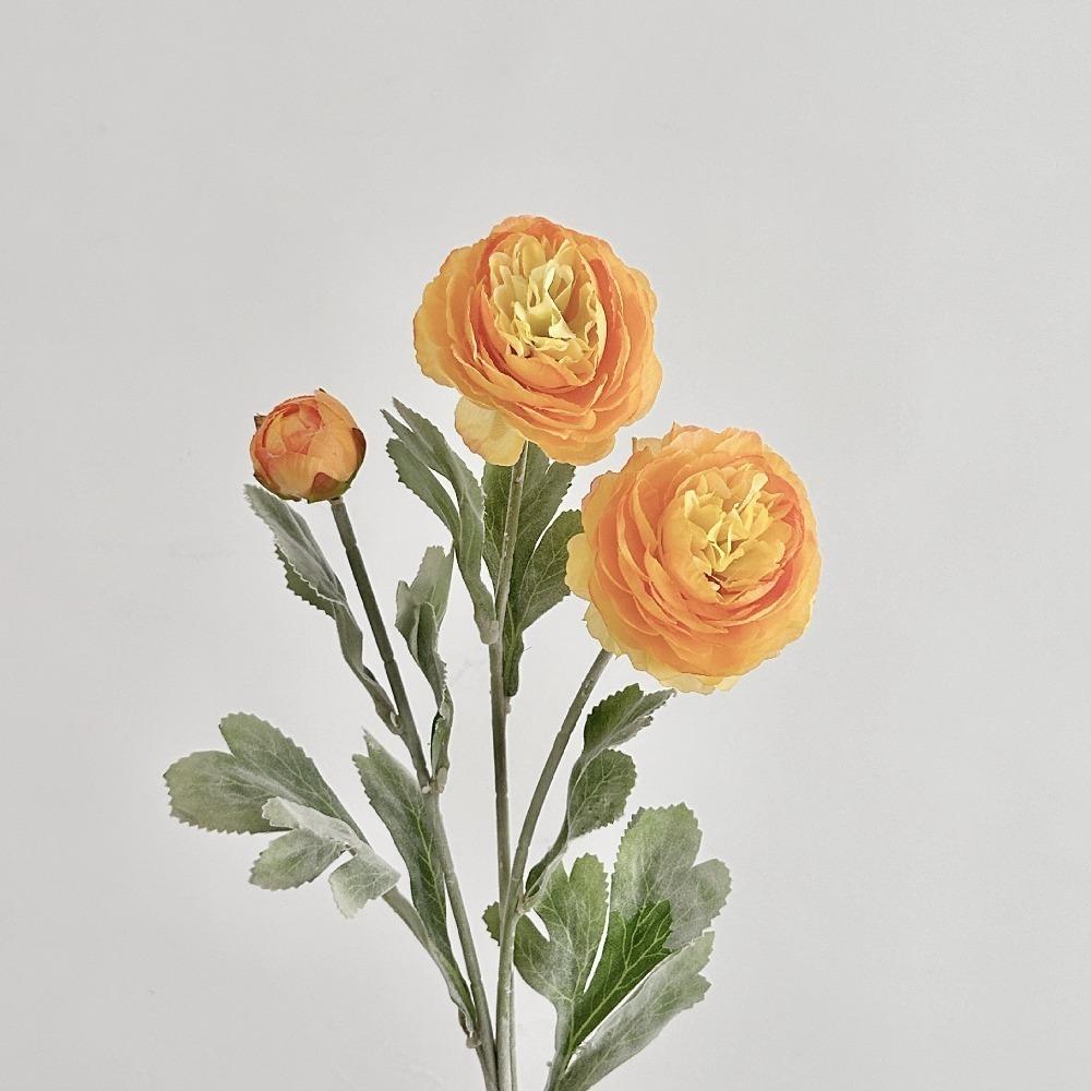 

50CM Artificial Flower Rose Peony 3 Head Simulation Flower Wedding Home Living Room Decoration