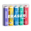 Hexagonal Pencil Shaped Eraser Clean Wiping No Trace Debris Collecting Boxed Erasers For Students