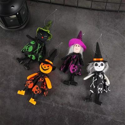 Čarodějnice Plyšová Panenka Dýňový Přívěsek Rekvizita Závěsná Ozdoba Anděl Dívka Kreativní Strašidelný Dům Strašidelný Horor Halloween Domácí Dekorace