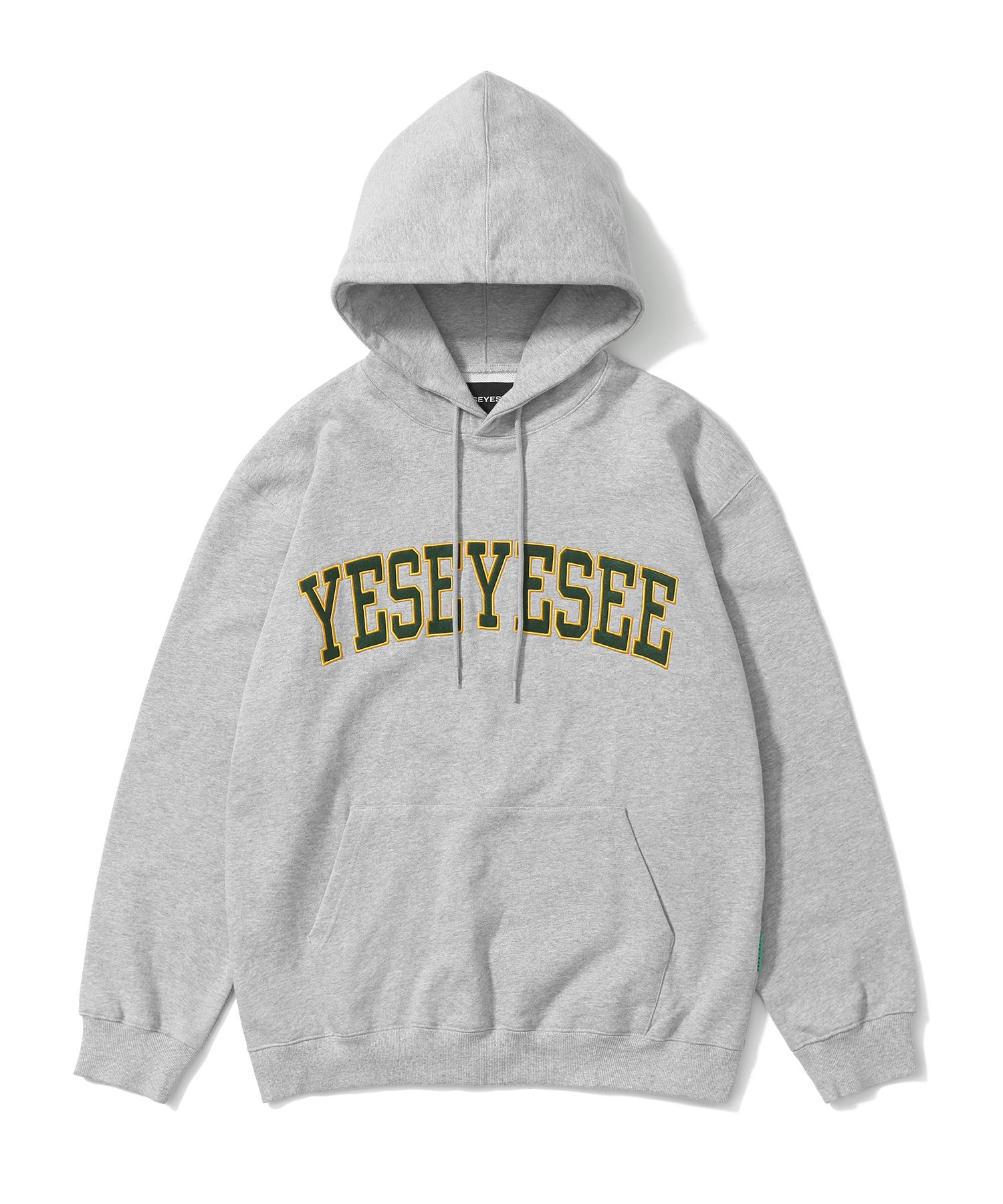 Yes Ic [22Fw] Arch Logo Hoodie Gray M
