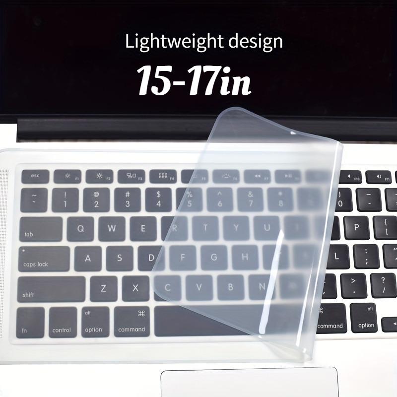1Pcs Waterproof Silicone Keyboard Cover, Clear Skin Protector for Desktop Computer, Dust-Proof Film, Non-Slip Keys Protection прозрачный