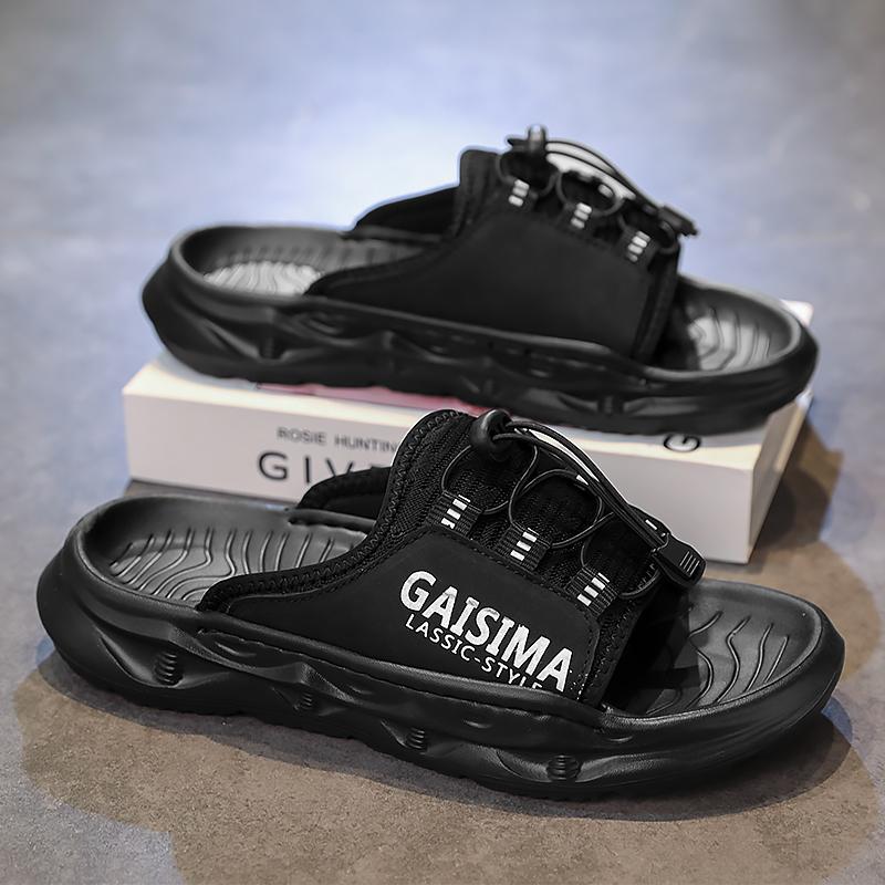 Fashion CYYTL Slippers Mens Summer Slides Outdoor Shoes Casual Beach Sandals Walking Comfort Luxury Designer Leather Lightweight Fashion