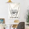 Arsenal Custom Ditt Navn Vægdekoration Vægtæppe Kunst Til Kæledyrsminde Fødselsdag Bryllupsfest Baggrund Familiegave