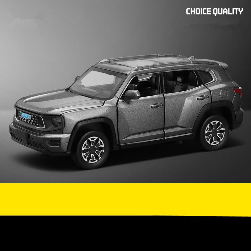 

1:32 Haval H7 DARGO SUV Alloy Car Model Diecasts Metal Off-road Vehicles Car Model Sound and Light Simulation Childrens Toy Gift сірий колір
