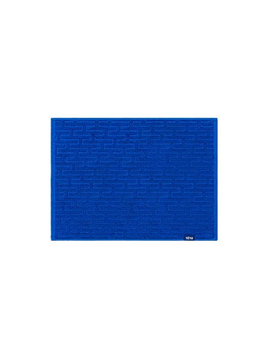 TETO Signature Blue Bath Mat 50x70 Teto Signature Blue Bath Mat 50x70