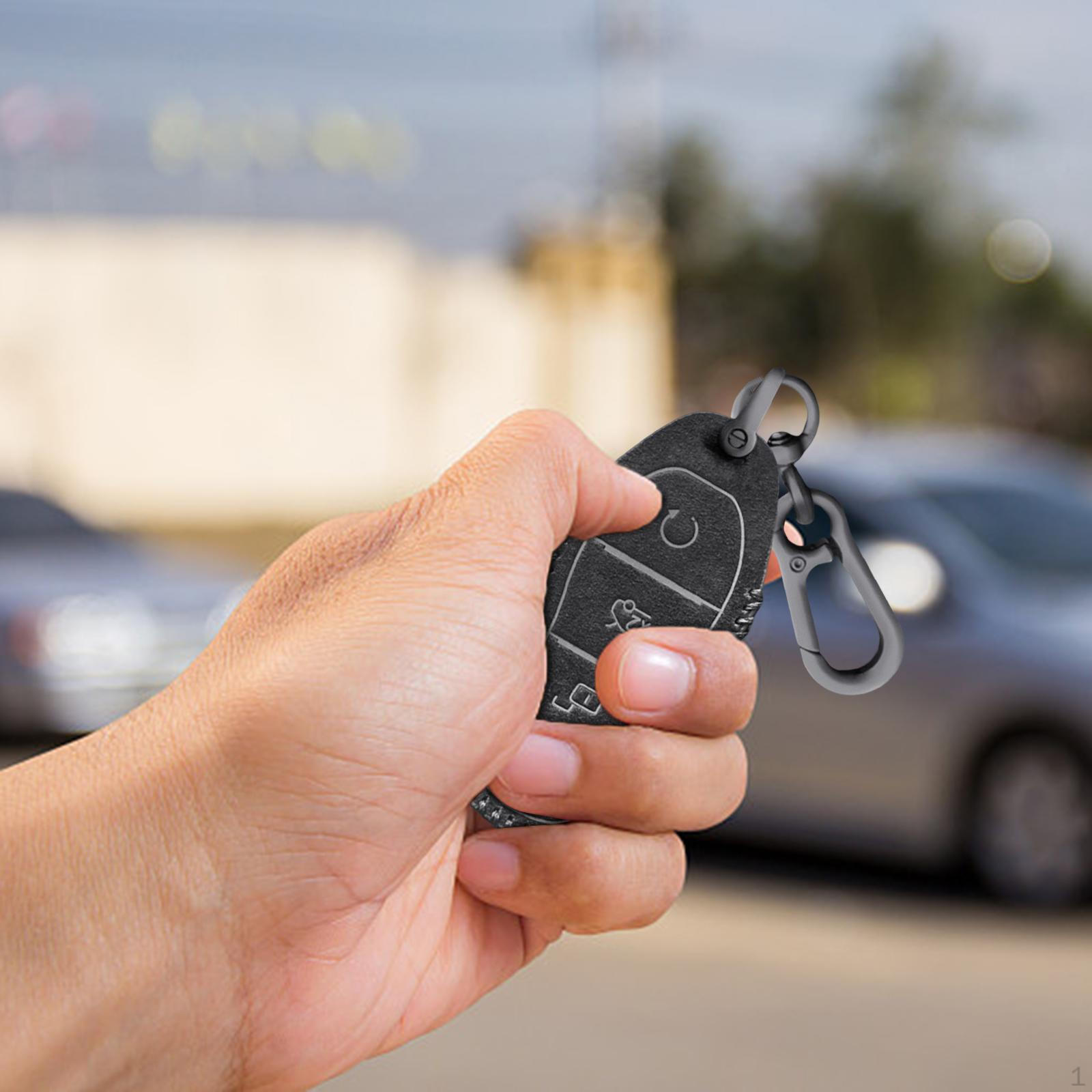 Чехол для автомобильного ключа Держатель из замши Легкий Заменяет Аксессуары Запасные части Прочный Стильный Уникальный Key Shell and buckle