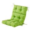 Garden Rocking Chair Cushion Foldable for Deep Seating Lounger Green